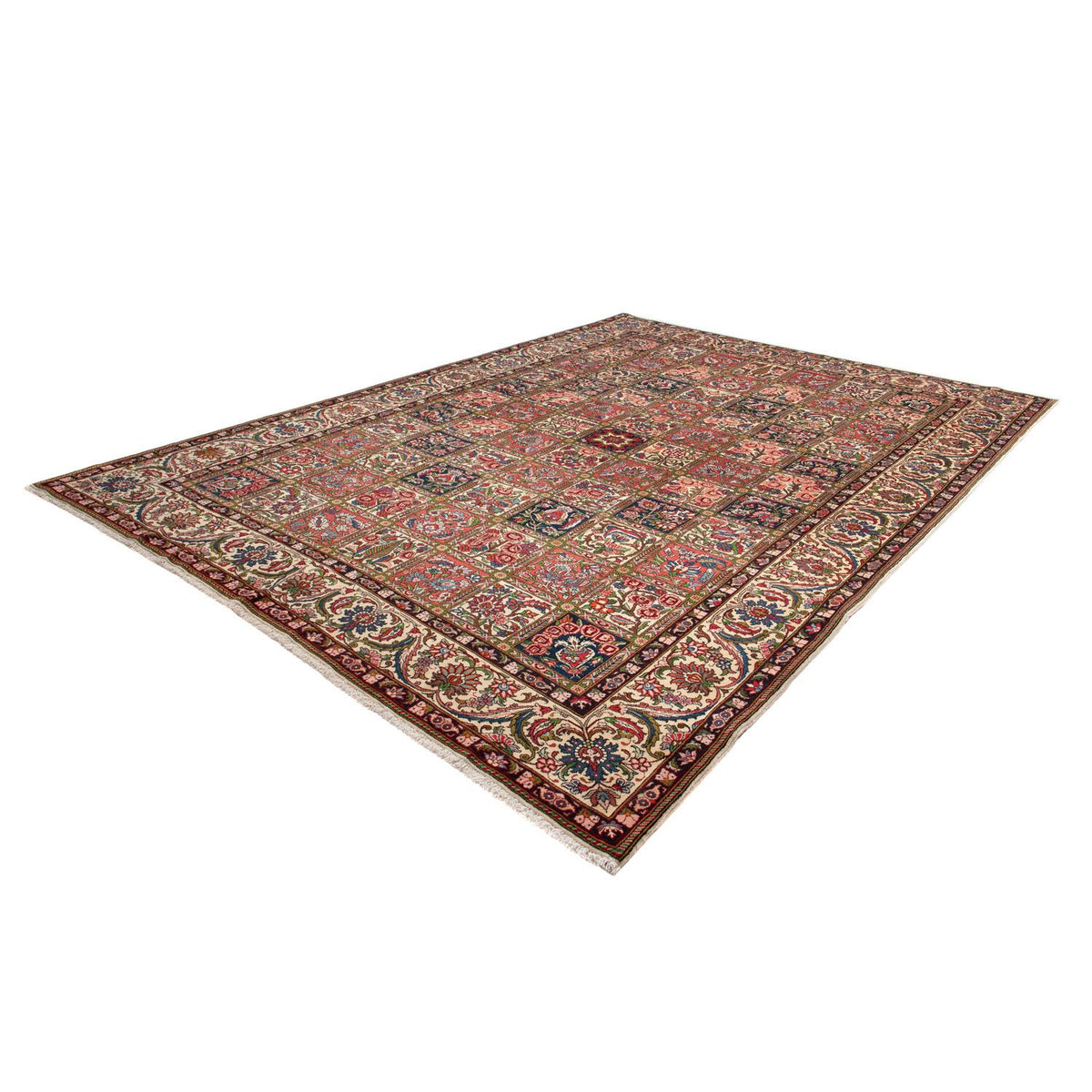 Tapis persan - Nomadic - 355 x 260 cm - bleu foncé