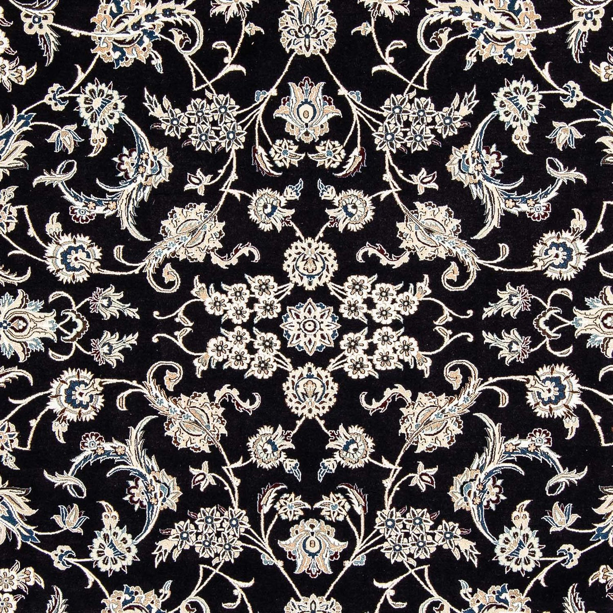 Tapis persan - Nain - Premium - 309 x 200 cm - bleu foncé