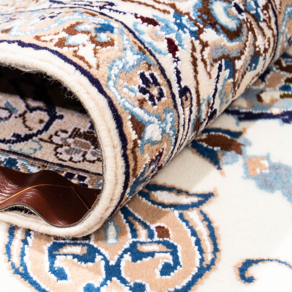 Tapis persan - Nain - Royal - 261 x 155 cm - beige