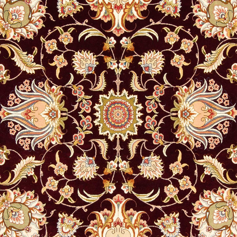 Tapis persan - Tabriz - Royal - 314 x 203 cm - rouge foncé