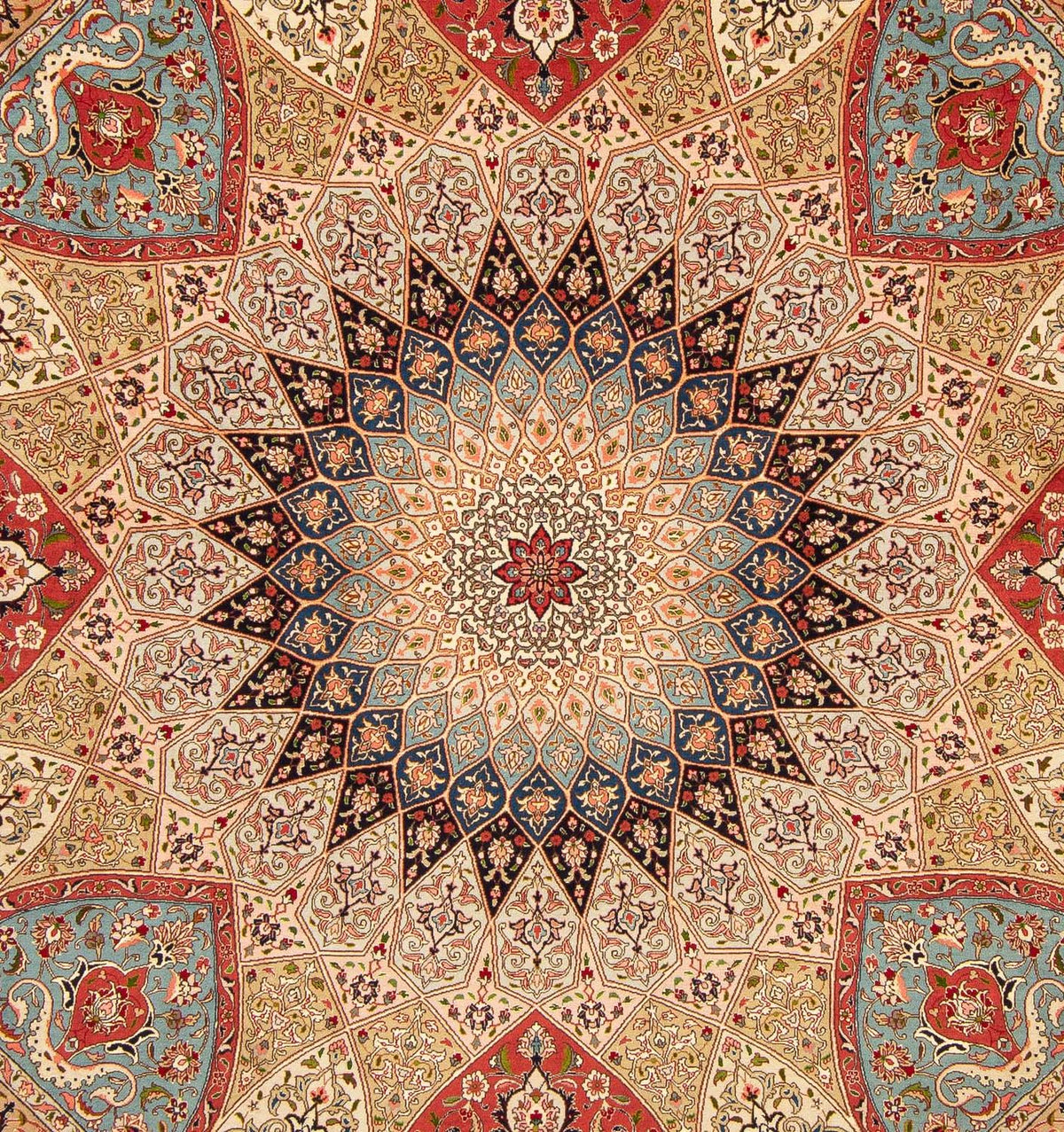 Tapis persan - Tabriz - Royal carré  - 254 x 250 cm - multicolore