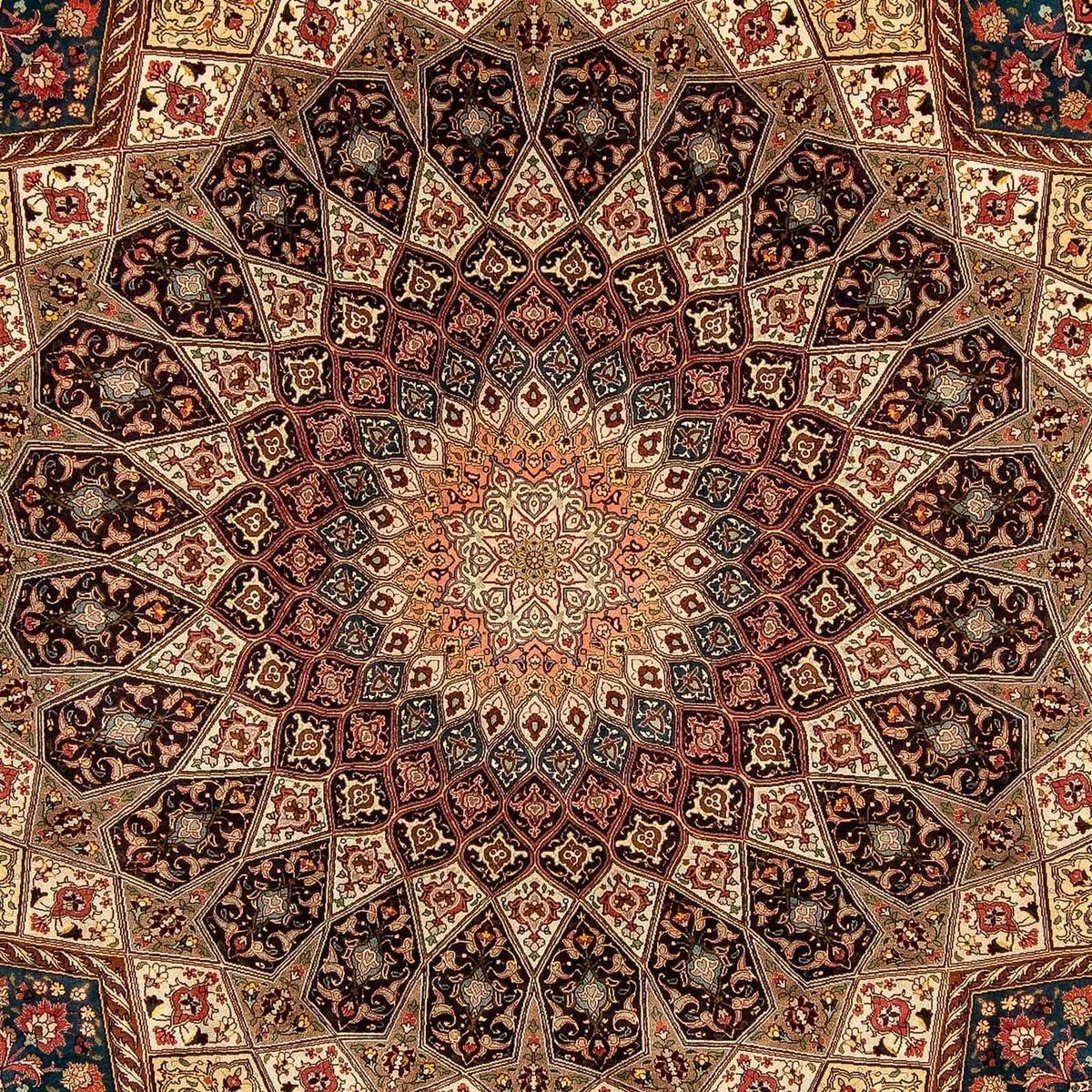 Tapis persan - Tabriz - Royal - 360 x 260 cm - multicolore