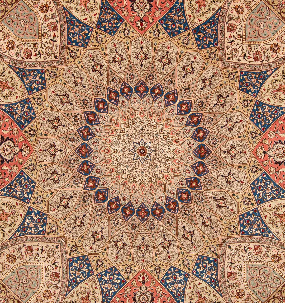 Tapis persan - Tabriz - Royal carré  - 256 x 253 cm - multicolore