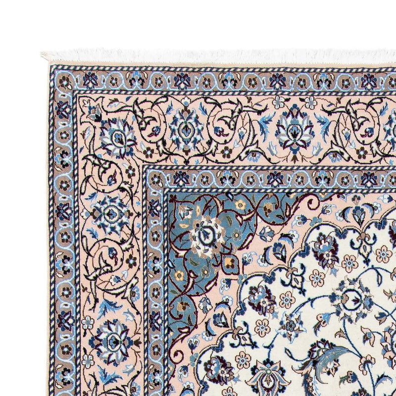 Tapis persan - Nain - Royal - 305 x 192 cm - beige