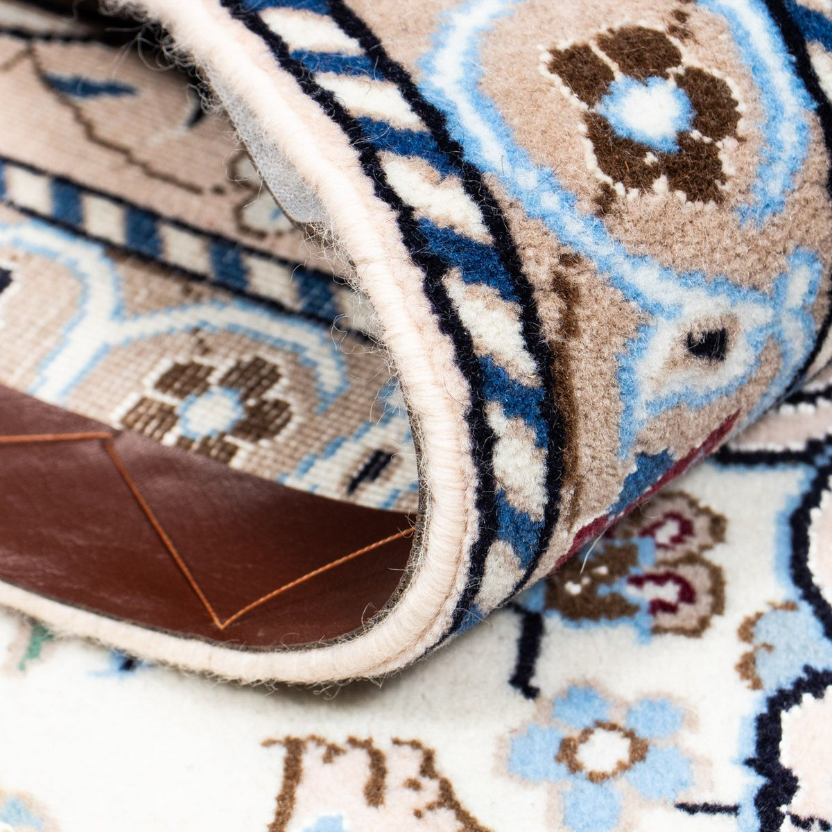 Tapis persan - Nain - Royal - 305 x 192 cm - beige