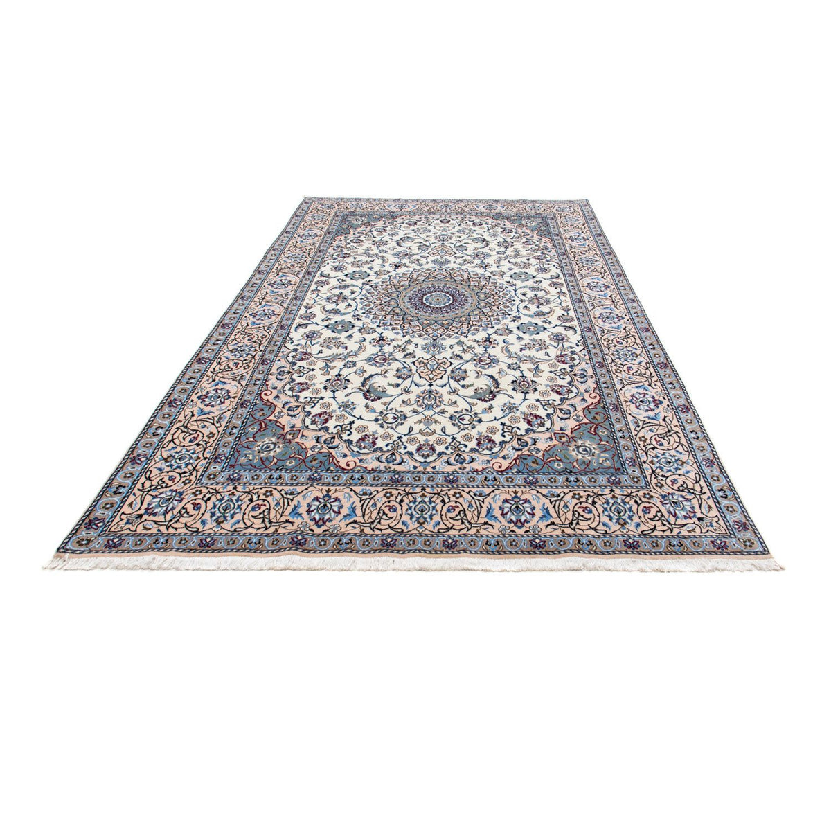 Tapis persan - Nain - Royal - 305 x 192 cm - beige