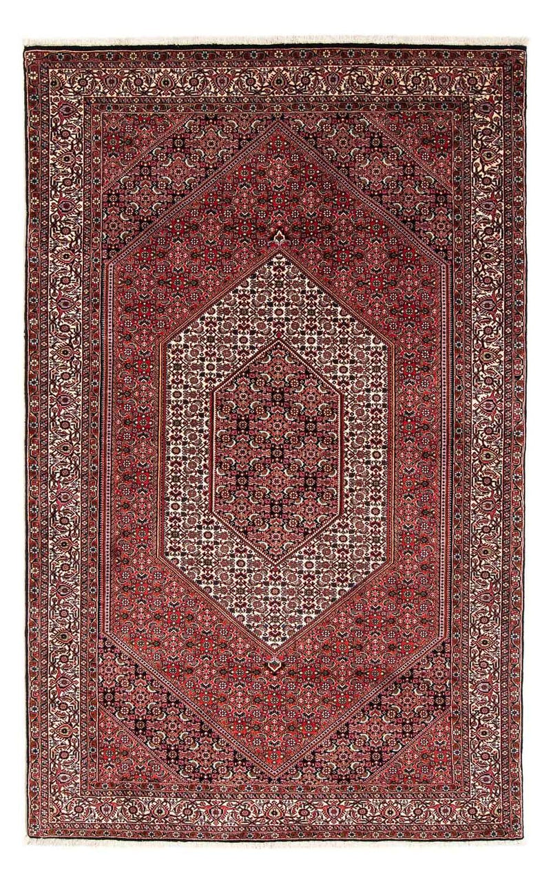 Tapis persan - Bidjar - 255 x 153 cm - rouge foncé