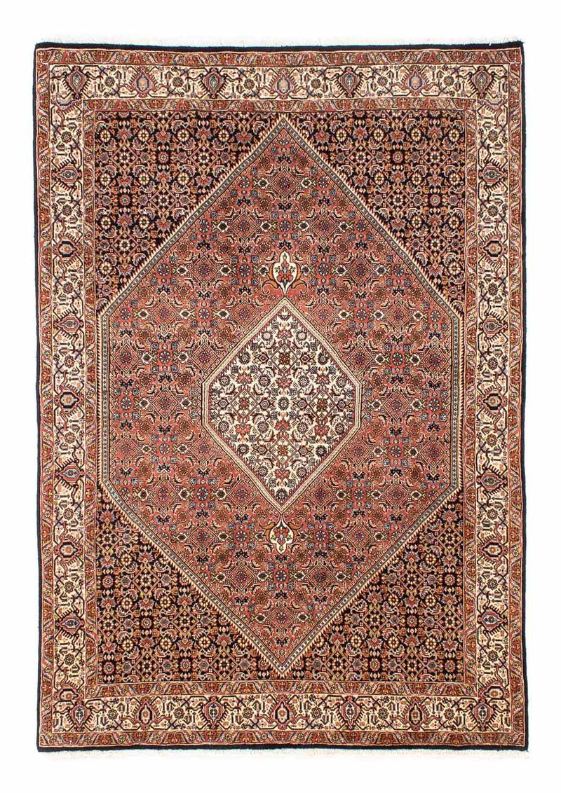 Tapis persan - Bidjar - 242 x 165 cm - rouge clair
