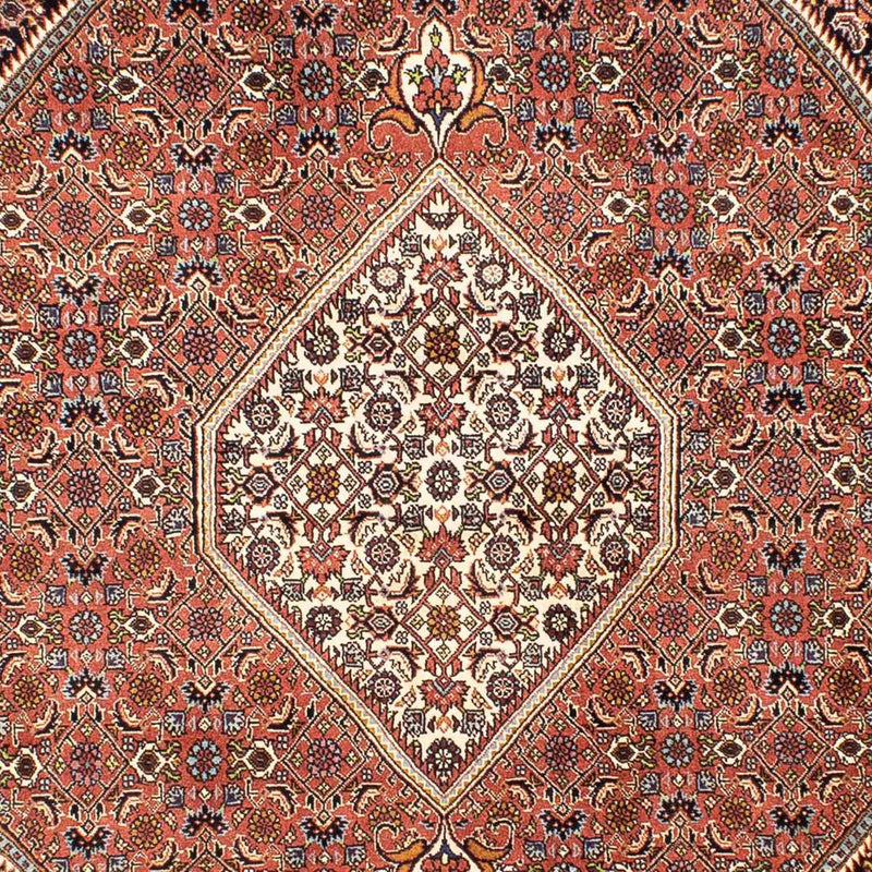 Tapis persan - Bidjar - 242 x 165 cm - rouge clair