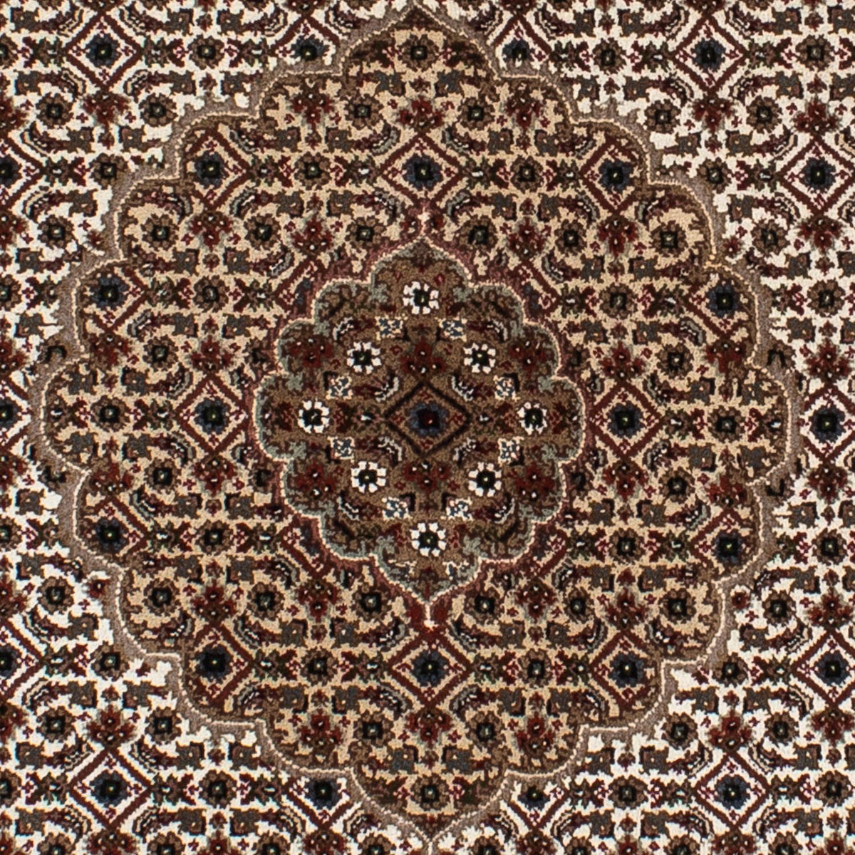 Tapis persan - Tabriz ronde - 148 x 147 cm - multicolore