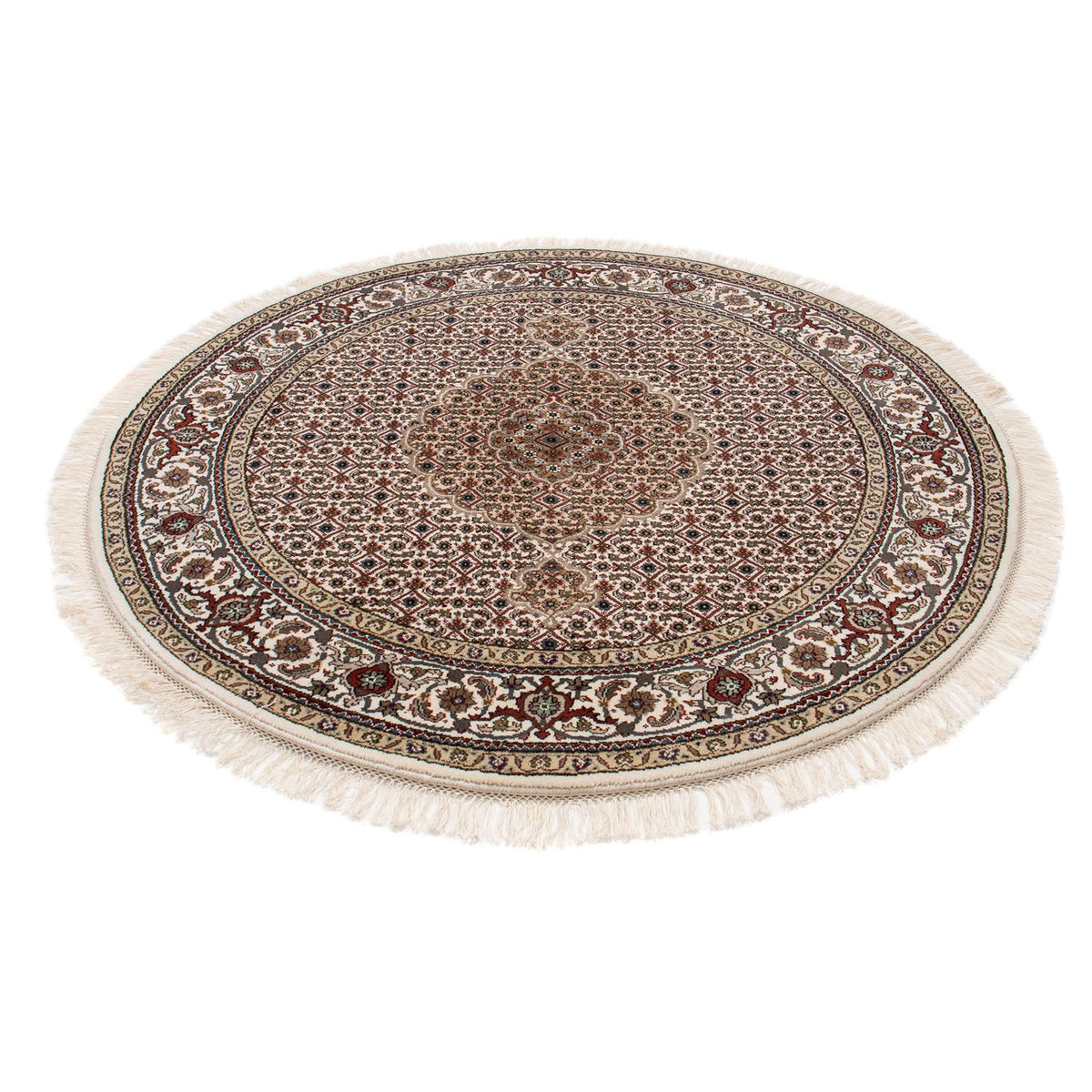 Tapis persan - Tabriz ronde - 148 x 147 cm - multicolore