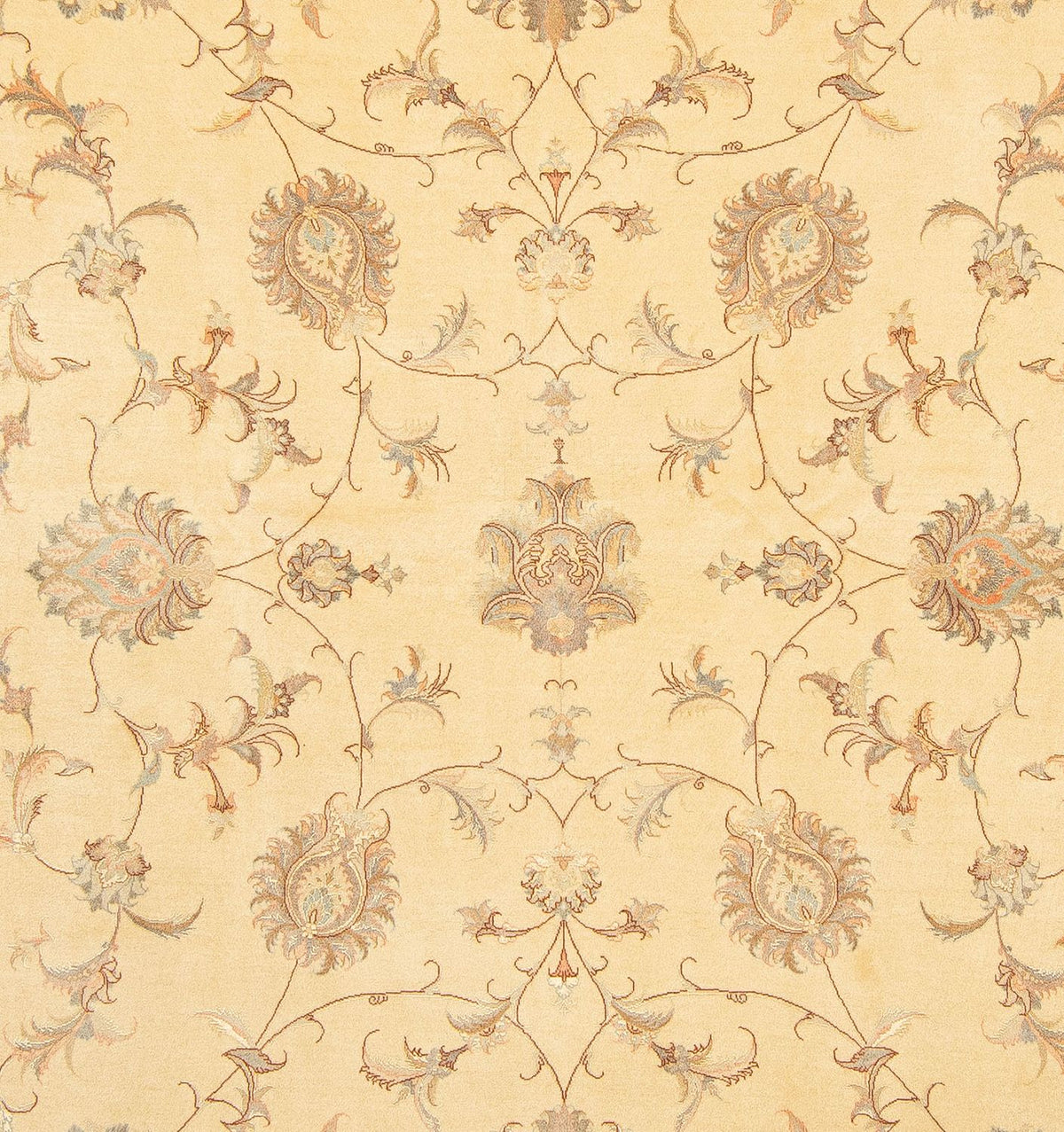 Tapis persan - Tabriz - Royal - 242 x 202 cm - beige