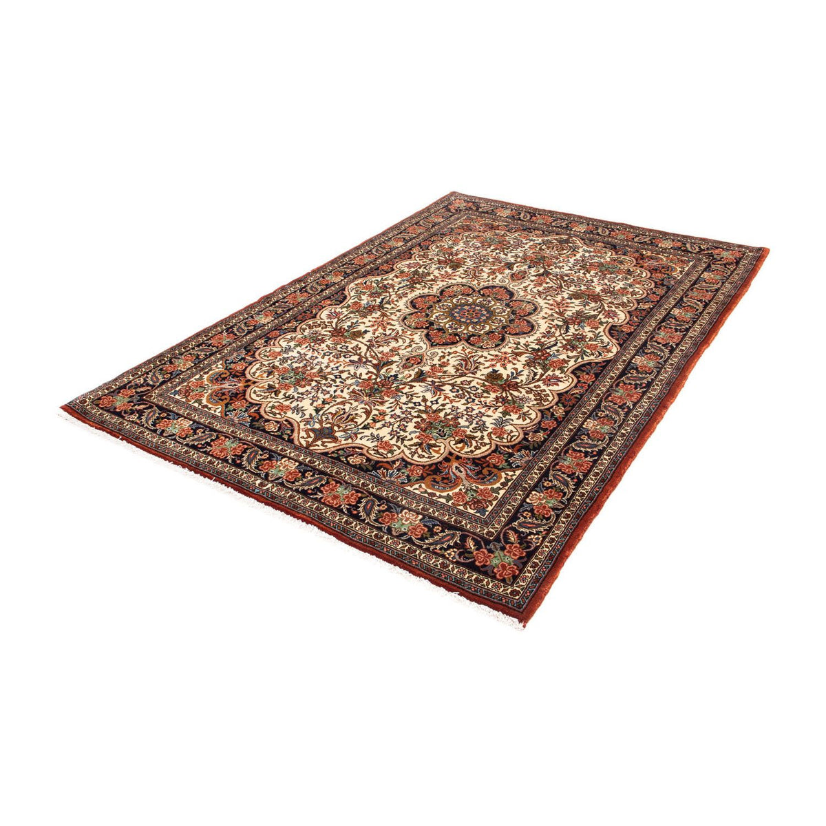 Tapis persan - Bidjar - 211 x 139 cm - beige