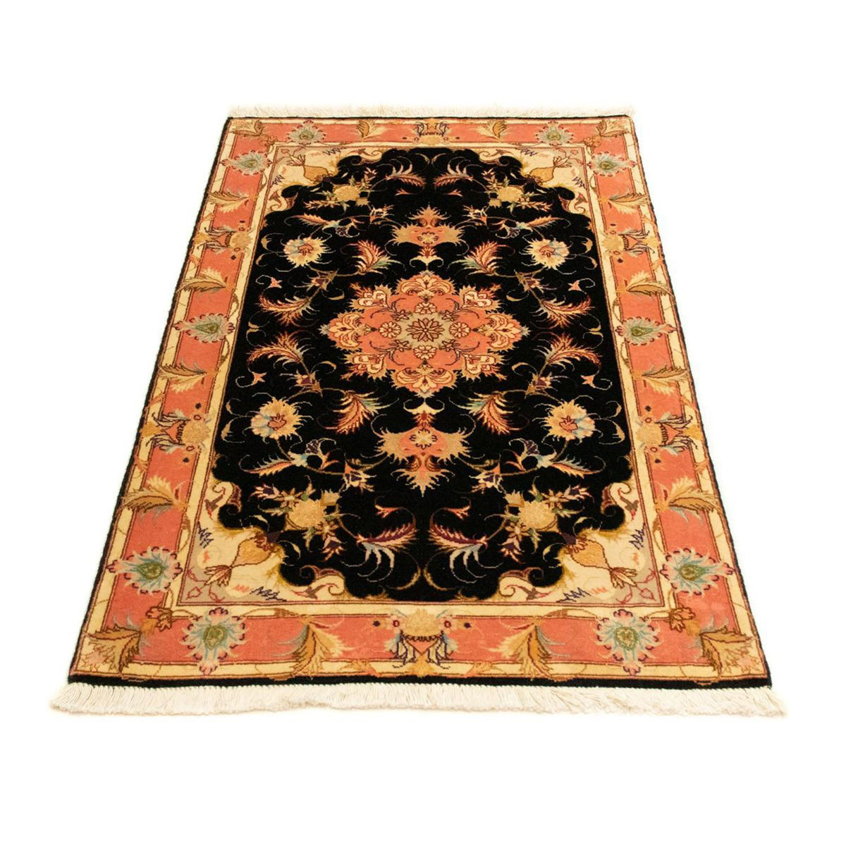 Tapis persan - Tabriz - Royal - 118 x 71 cm - noir