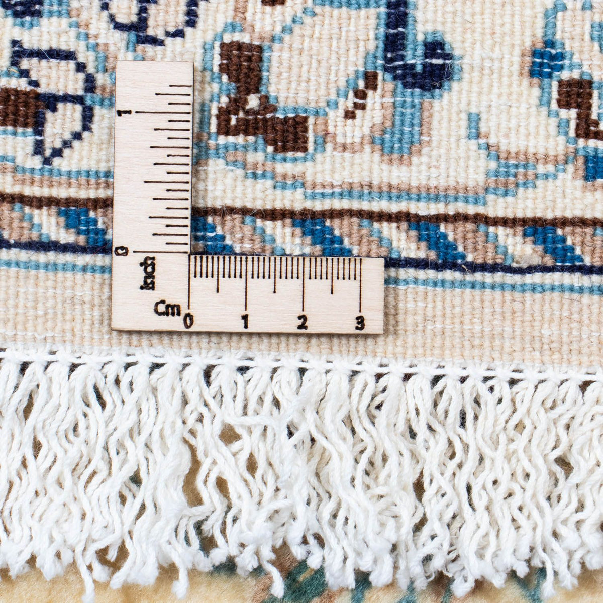 Tapis persan - Nain - 289 x 197 cm - beige