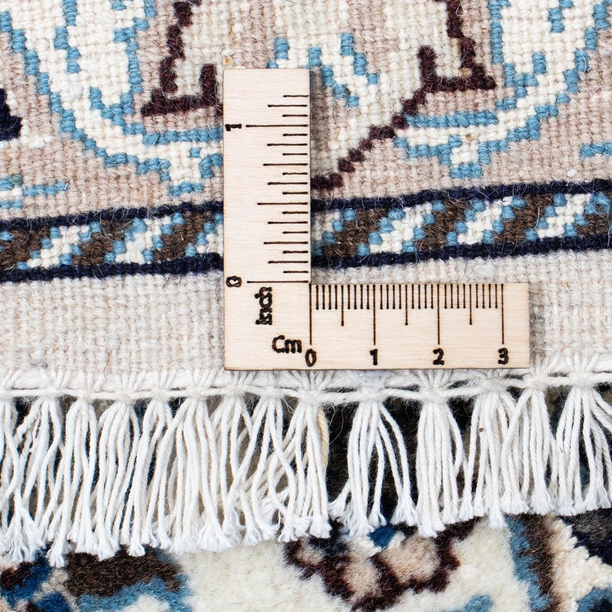 Tapis persan - Nain - 283 x 200 cm - beige