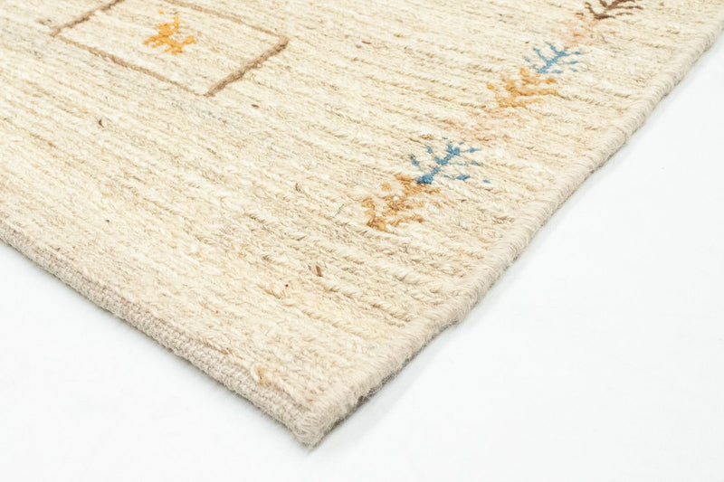 Tapis Gabbeh - Persan - 166 x 113 cm - beige