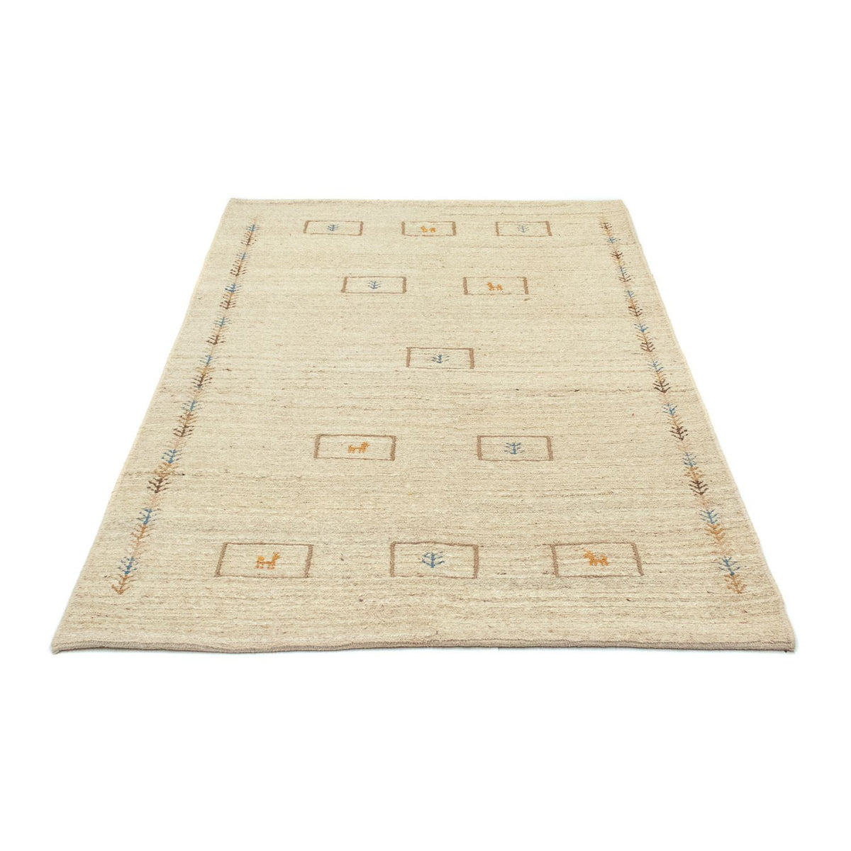 Tapis Gabbeh - Persan - 166 x 113 cm - beige