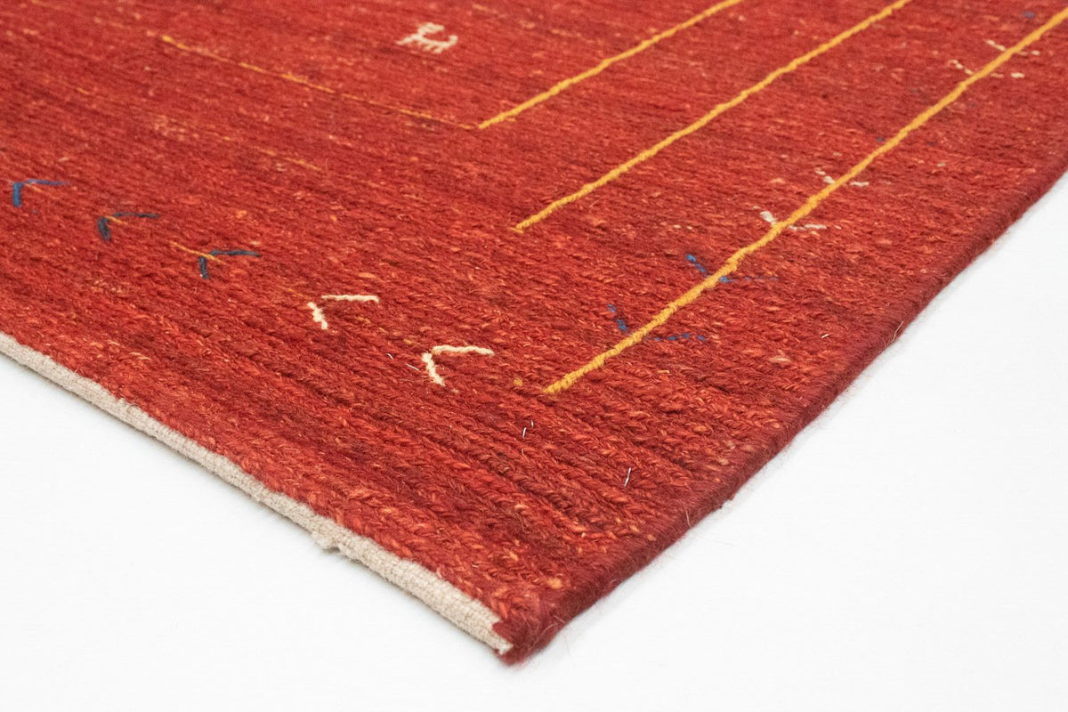 Tapis Gabbeh - Persan - 165 x 113 cm - rouge