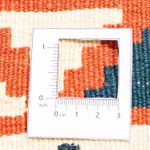 Tapis Kelim - Oriental carré  - 104 x 102 cm - rouge foncé