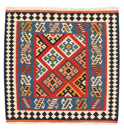 Kilim de Fars 103x105cm - rouge foncé