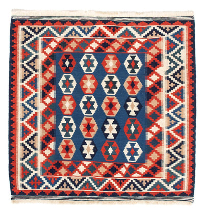 Kilim de Fars 100x103cm - bleu foncé