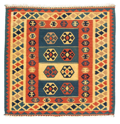 Kilim de Fars 100x100cm - multicolore