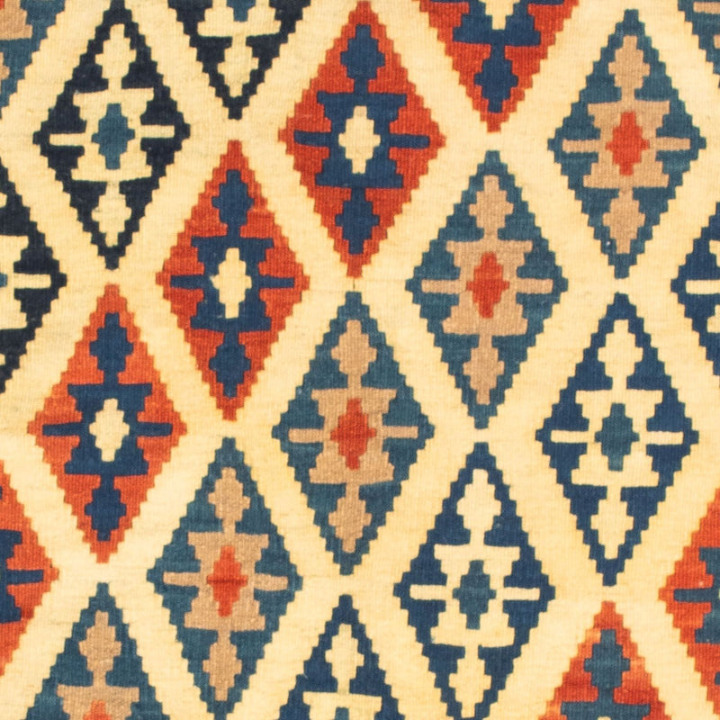 Tapis Kelim - Oriental carré  - 100 x 100 cm - beige