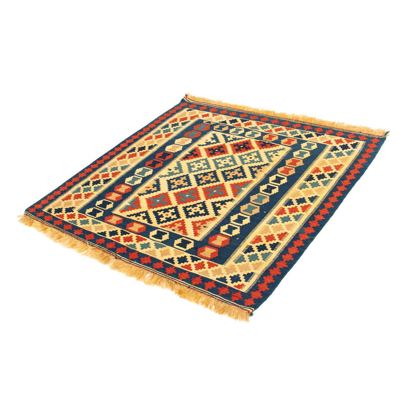 Tapis Kelim - Oriental carré  - 105 x 102 cm - multicolore