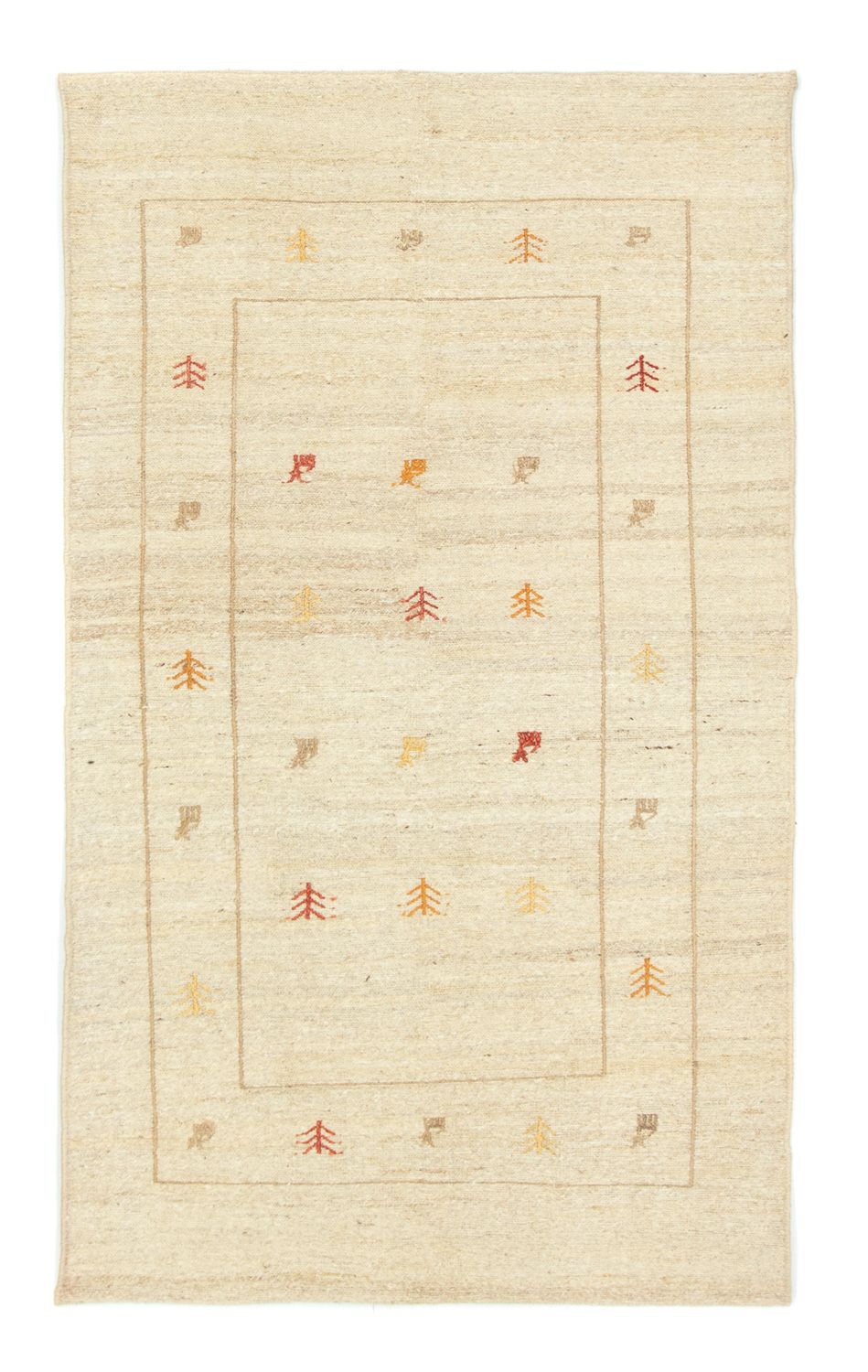 Tapis Gabbeh - Persan - 179 x 108 cm - beige
