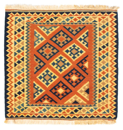 Kilim de Fars 100x103cm - rouille