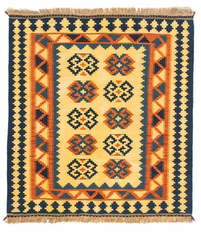 Kilim de Fars 100x107cm - beige clair