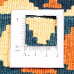 Tapis Kelim - Oriental carré - 104 x 100 cm - bleu foncé