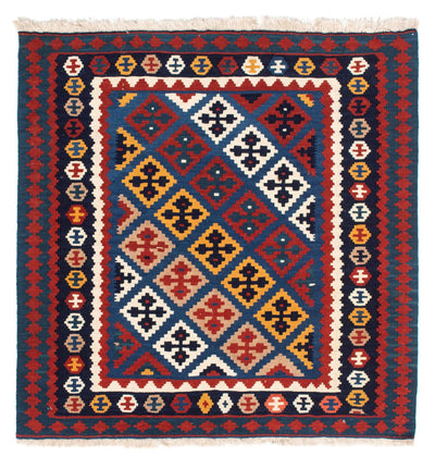 Kilim de Fars 103x104cm - bleu foncé