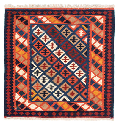 Kilim de Fars 100x104cm - bleu foncé