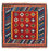 Tapis Kelim - Oriental carré  - 104 x 101 cm - rouge foncé