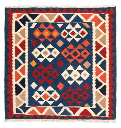 Kilim de Fars 100x103cm - bleu foncé