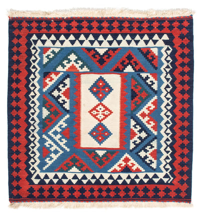 Kilim de Fars 103x104cm - bleu foncé