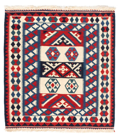 Kilim de Fars 102x105cm - bleu foncé