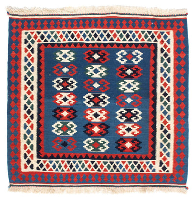 Kilim de Fars 98x100cm - bleu foncé