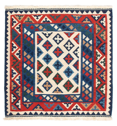 Kilim de Fars 102x104cm - multicolore