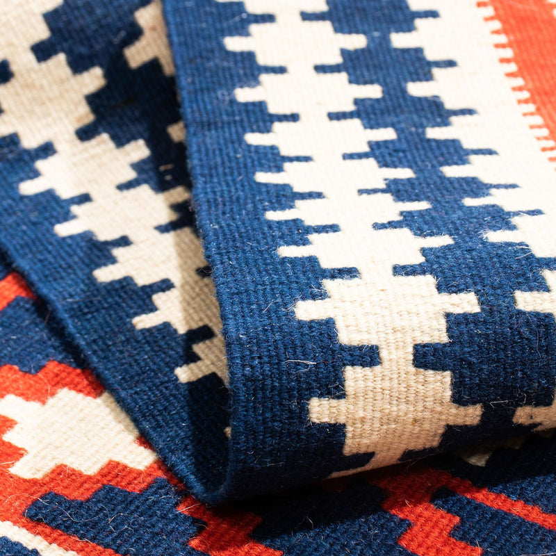 Tapis Kelim - Oriental carré  - 104 x 103 cm - multicolore