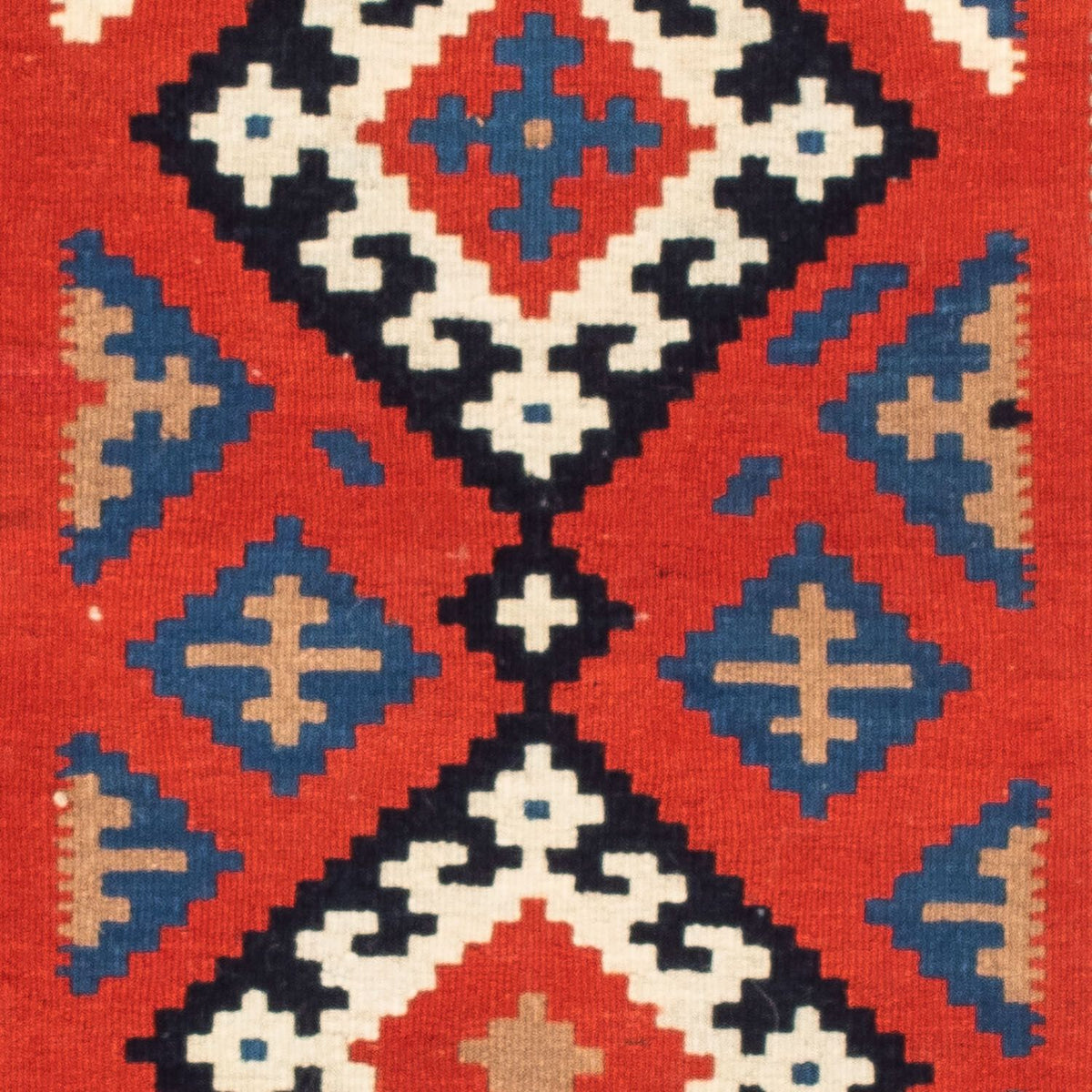 Tapis Kelim - Oriental carré  - 106 x 100 cm - multicolore