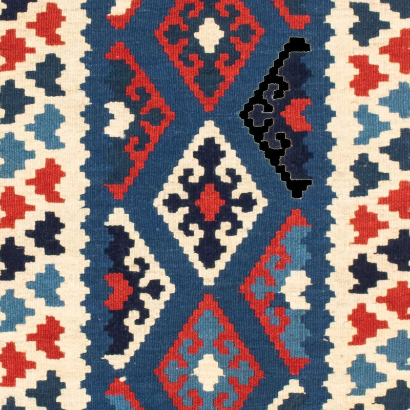 Tapis Kelim - Oriental carré  - 102 x 102 cm - multicolore