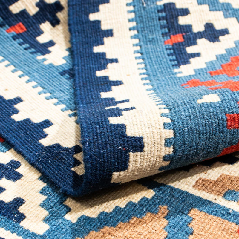 Tapis Kelim - Oriental carré  - 101 x 96 cm - multicolore