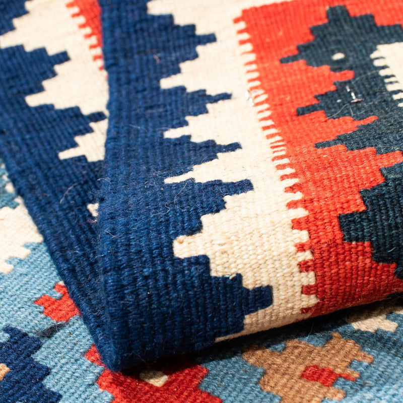 Tapis Kelim - Oriental carré  - 104 x 100 cm - multicolore