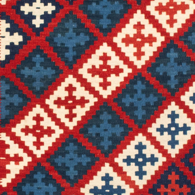 Tapis Kelim - Oriental carré  - 105 x 104 cm - multicolore