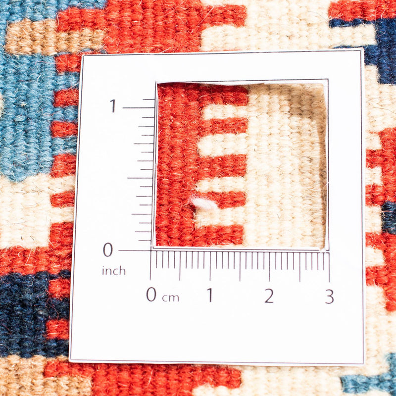 Tapis Kelim - Oriental carré  - 105 x 102 cm - rouge