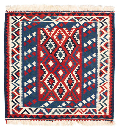 Kilim de Fars 103x104cm - bleu foncé