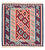 Tapis Kelim - Oriental carré  - 104 x 103 cm - beige